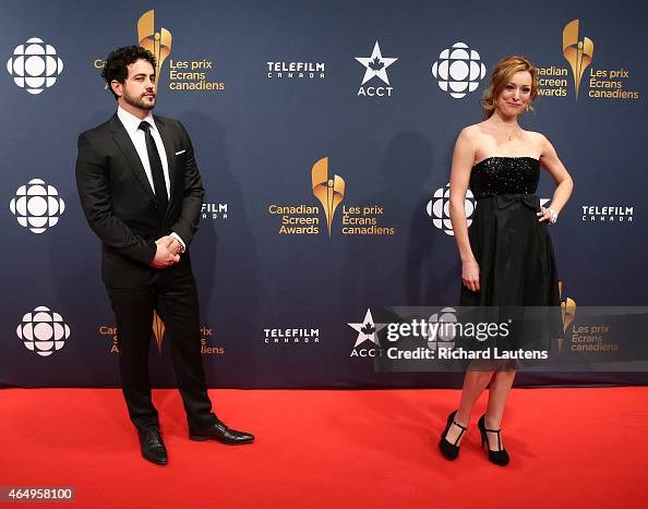 Seen on the red carpet prior to the event, Carrie-Lynn Neales and