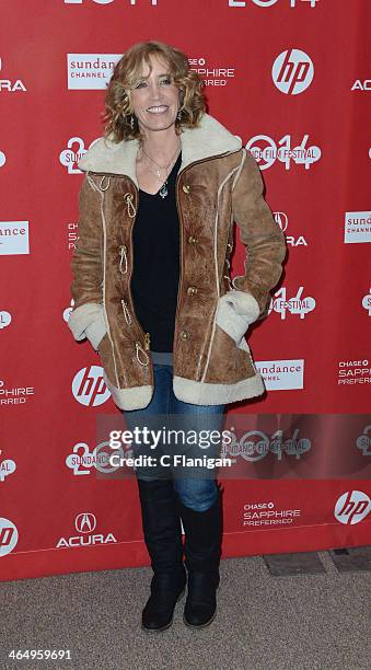 Actress Felicity Huffman attends the premiere of 'Rudderless' at the Eccles Center Theatre during the 2014 Sundance Film Festival on January 24, 2014...