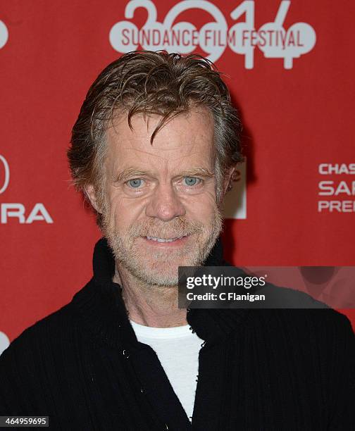 Actor and Filmmaker William H. Macy attends the premiere of 'Rudderless' at the Eccles Center Theatre during the 2014 Sundance Film Festival on...