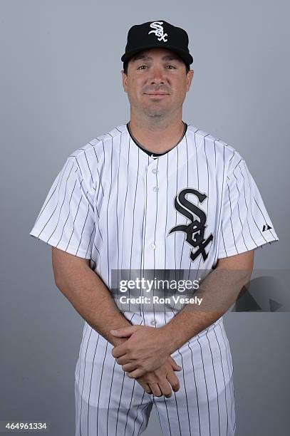 Andy LaRoche of the Chicago White Sox poses during Photo Day on Saturday, February 28, 2015 at Camelback Ranch in Glendale, Arizona.