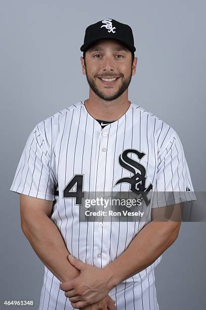 George Kottaras of the Chicago White Sox poses during Photo Day on Saturday, February 28, 2015 at Camelback Ranch in Glendale, Arizona.