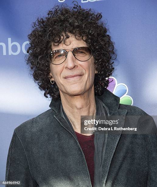 Personality Howard Stern attends Season 10 Red Carpet Event for "America's Got Talent" at New Jersey Performing Arts Center on March 2, 2015 in...