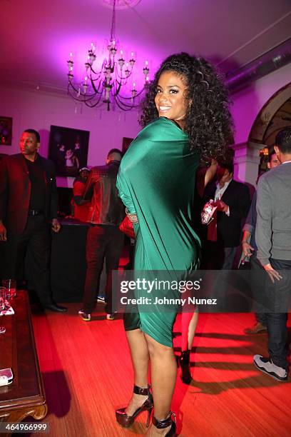 Claudette Ortiz attends Vibe Magazine's 2nd Annual Pre-GRAMMY Impact Awards at The Carondelet House on January 24, 2014 in Los Angeles, California.