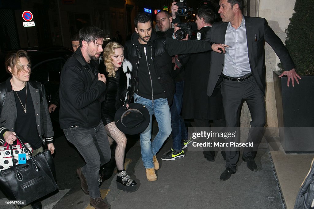 Celebrity Sightings In Paris  -  March 02, 2015