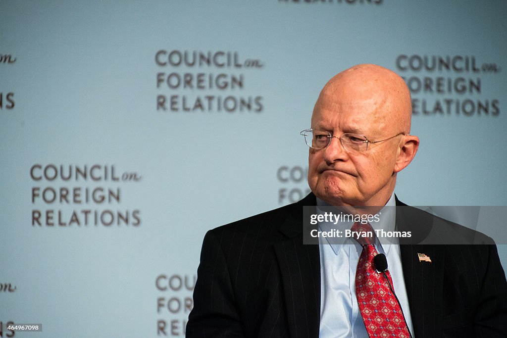 Director Of Nat'l Intelligence James Clapper Speaks At Council On Foreign Relations