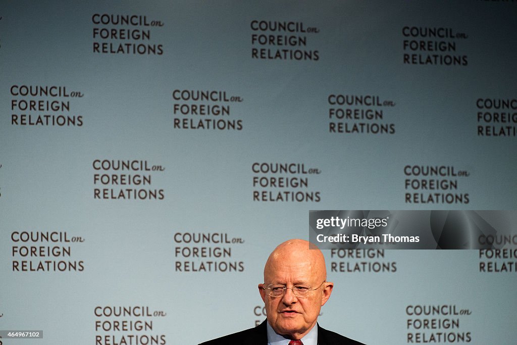 Director Of Nat'l Intelligence James Clapper Speaks At Council On Foreign Relations