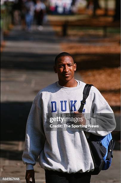 Chris Duhon of the Duke Blue Devils poses for a photo in Durham, North Carolina on October 24, 2000.