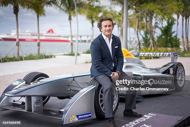 Spanish businessman and sponsor of Formula E racing cars, Alejandro Agag, is photographed for Bilanz Magazine on October 20 in Miami, Florida....