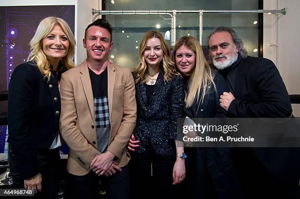 Gaby Roslin, Simon Jones, Ella Gregory, Mandi Lennard and Dave Benett attends the #Grazia10 talk "The Changing Face Of Celebrity" with Mandi Lennard,...