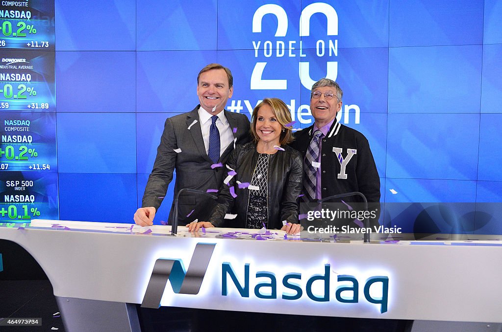 Yahoo! Inc. Celebrates 20 Years & Rings The Nasdaq Stock Market Opening Bell