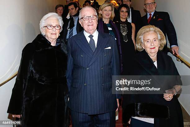 Their Majesties the KingAlbert II of Belgium, Queen Paola of Belgium and Member of the sponsorship committee of Missing Children Europe Bernadette...