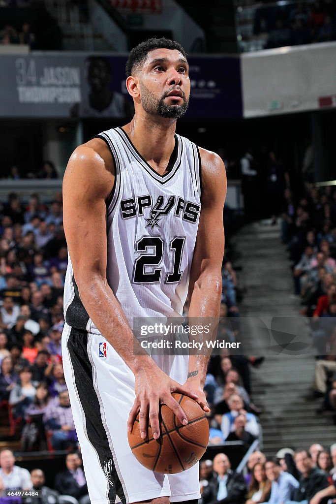 San Antonio Spurs v Sacramento Kings