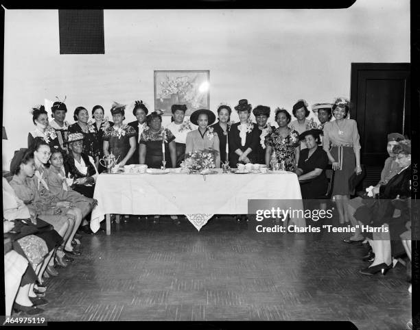 Harriet Tubman Guild members, from left, standing: Betty Champlin, Maggie Robinson, Thelma Snead, Eloise Armstrong, Rose Dukes, Catherine Hays, Ruth...