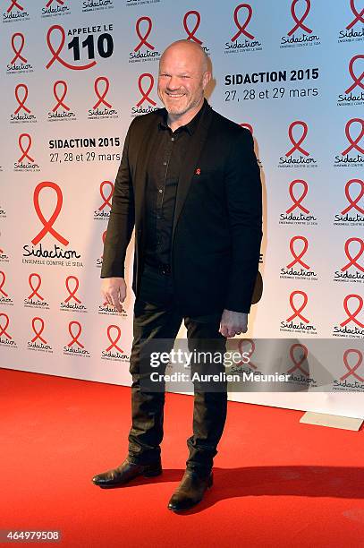 Philippe Etchebest attends the Sidaction 2015 at Musee du Quai Branly on March 2, 2015 in Paris, France.