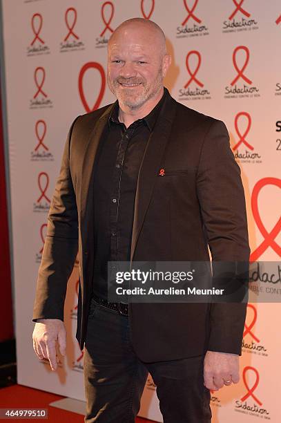 Philippe Etchebest attends the Sidaction 2015 at Musee du Quai Branly on March 2, 2015 in Paris, France.