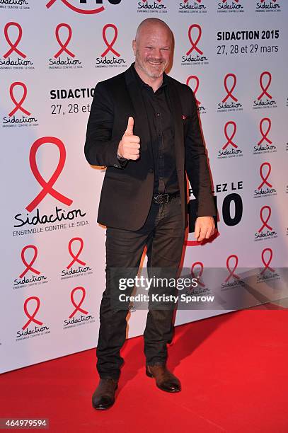 Philippe Etchebest attends the Sidaction 2015 at Musee du Quai Branly on March 2, 2015 in Paris, France.