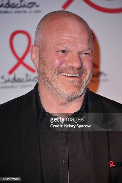 Philippe Etchebest attends the Sidaction 2015 at Musee du Quai Branly on March 2, 2015 in Paris, France.
