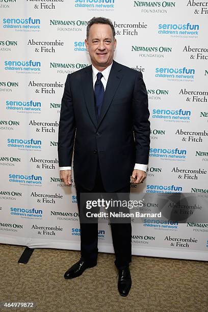 Actor Tom Hanks attends SeriousFun Children's Network 2015 New York Gala: An Evening of SeriousFun Celebrating the Legacy of Paul Newman at Avery...