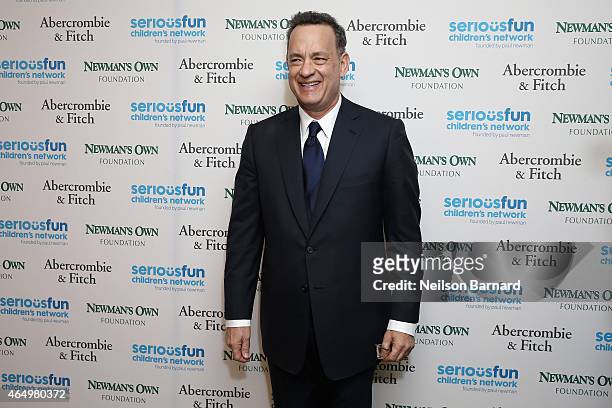 Actor Tom Hanks attends SeriousFun Children's Network 2015 New York Gala: An Evening of SeriousFun Celebrating the Legacy of Paul Newman at Avery...