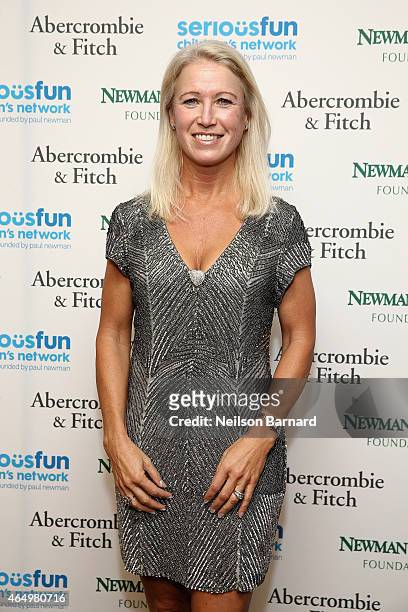 Clea Newman, Director of Special Initiatives for SeriousFun Children's Network attends SeriousFun Children's Network 2015 New York Gala: An Evening...