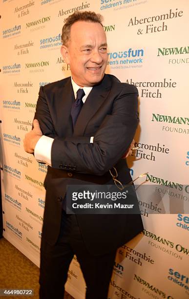 Tom Hanks attends SeriousFun Children's Network 2015 New York Gala: An Evening Of SeriousFun Celebrating the Legacy Of Paul Newman on March 2, 2015...