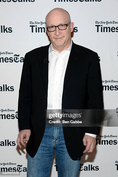 Director Alex Gibney attends TimesTalks Presents An Evening With "Going Clear: Scientology and the Prison of Belief" at The Times Center on March 2,...