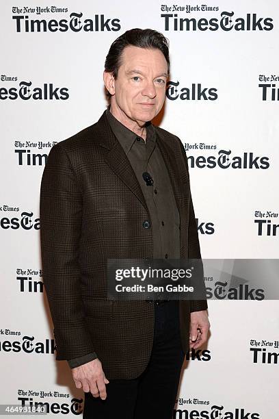 Author Lawrence Wright attends TimesTalks Presents An Evening With "Going Clear: Scientology and the Prison of Belief" at The Times Center on March...