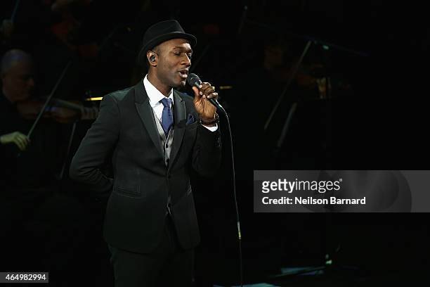 Aloe Blacc attends SeriousFun Children's Network 2015 New York Gala: An Evening of SeriousFun Celebrating the Legacy of Paul Newman at Avery Fisher...