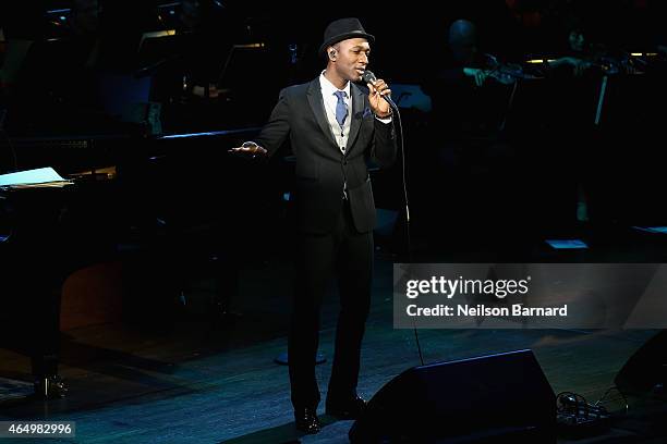 Aloe Blacc attends SeriousFun Children's Network 2015 New York Gala: An Evening of SeriousFun Celebrating the Legacy of Paul Newman at Avery Fisher...