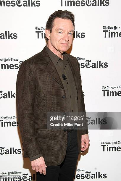 Author Lawrence Wright attends TimesTalks Presents An Evening With "Going Clear: Scientology and the Prison of Belief" at The Times Center on March...