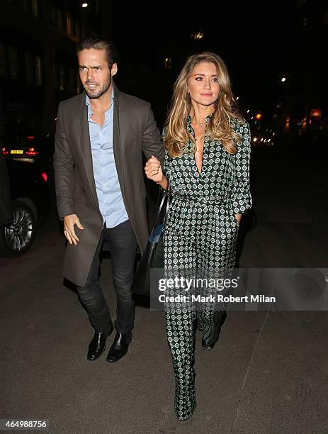 Spencer Matthews attending The Sun Bizarre Party at Steam and Rye on March 2, 2015 in London, England.