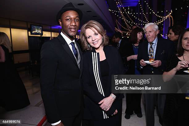 Aloe Blacc and Renée Fleming attend SeriousFun Children's Network 2015 New York Gala: An Evening of SeriousFun Celebrating the Legacy of Paul Newman...