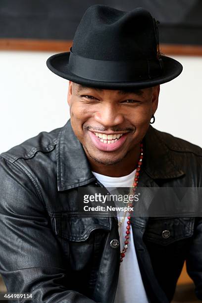 American singer-songwriter Ne-Yo poses during a photo shoot on March 2, 2015 in Sydney, Australia to promote his latest album, 'Non-Fiction'.