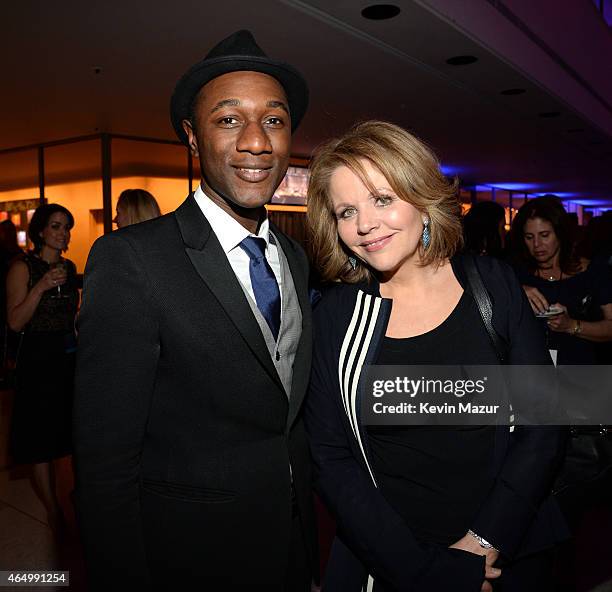 Aloe Blacc and Renee Fleming attend SeriousFun Children's Network 2015 New York Gala: An Evening Of SeriousFun Celebrating the Legacy Of Paul Newman...