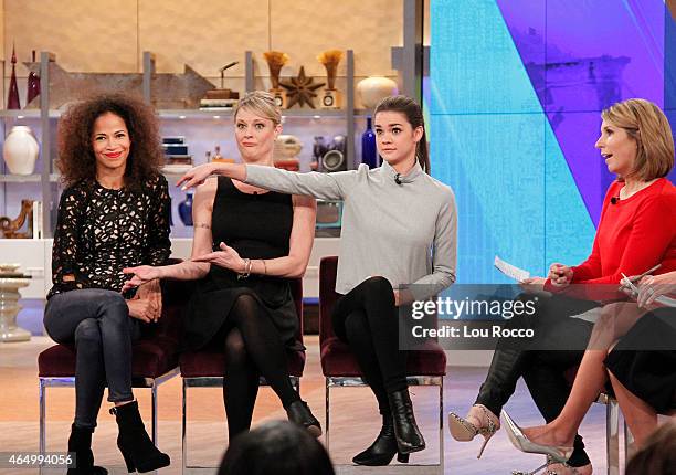 Stacy London and Samantha Ponder guest co-host Thursday, February 26, 2015. Guests include Walt Disney Television via Getty Images News' Diane...