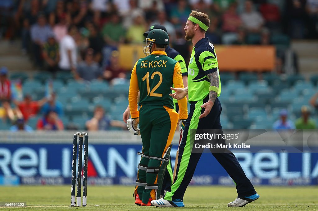 South Africa v Ireland - 2015 ICC Cricket World Cup