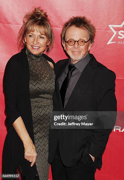 Singer/songwriter Paul Williams and Mariana Williams attend 2014 MusiCares Person Of The Year Honoring Carole King at Los Angeles Convention Center...