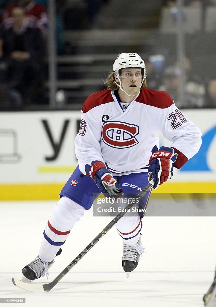 Montreal Canadiens v San Jose Sharks