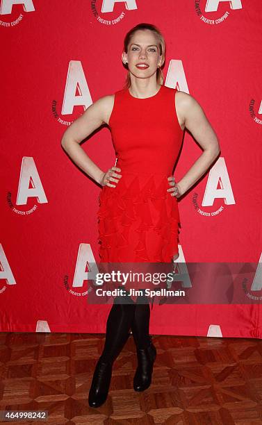 Actress Anna Chlumsky attends the Atlantic Theater Company 30th Anniversary gala at The Pierre Hotel on March 2, 2015 in New York City.