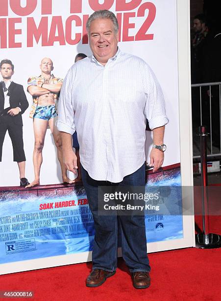 Actor Jim O'Heir attends the premiere of 'Hot Tub Time Machine 2' at Regency Village Theatre on February 18, 2015 in Westwood, California.