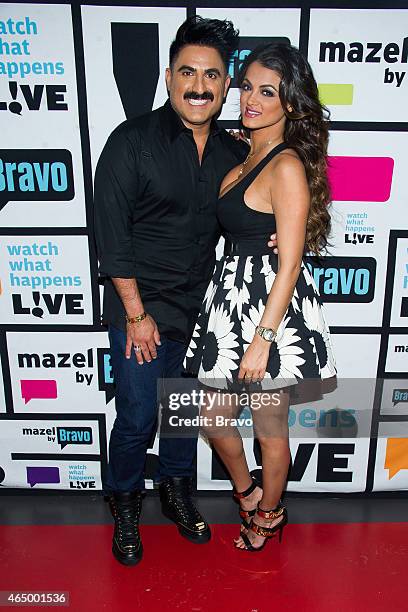 Pictured : Reza Farahan and Golnesa "GG" Gharachedaghi --