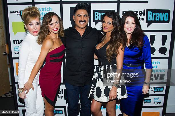 Pictured : Marysol Patton, Karina Smirnoff, Reza Farahan, Golnesa "GG" Gharachedaghi and Lisa Vanderpump --