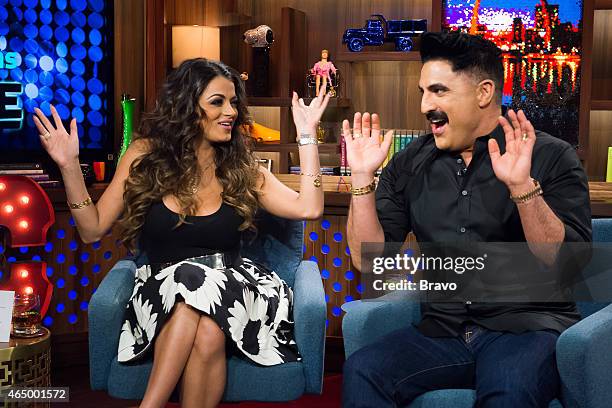 Pictured : Golnesa "GG" Gharachedaghi and Reza Farahan --