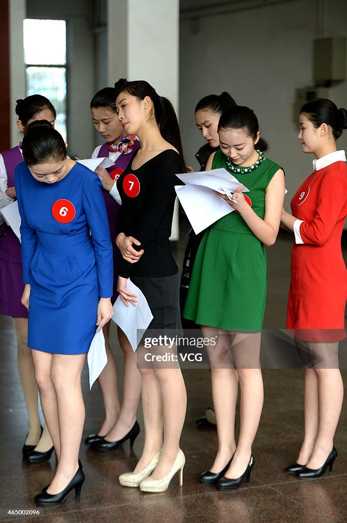 Female Students Attend Arts Exam In Jinan