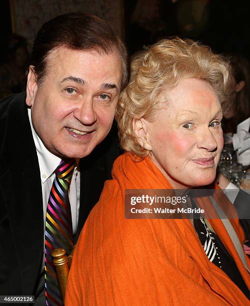 Lee Roy Reams and Tammy Grimes attends the '12th Annual Love N' Courage' celebrating David Amram and Tammy Grimes at The National Arts Club on March...