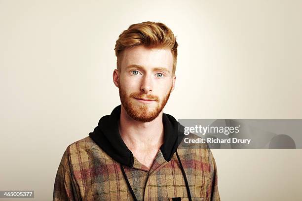 sustainability portrait - young man blue eyes stock pictures, royalty-free photos & images