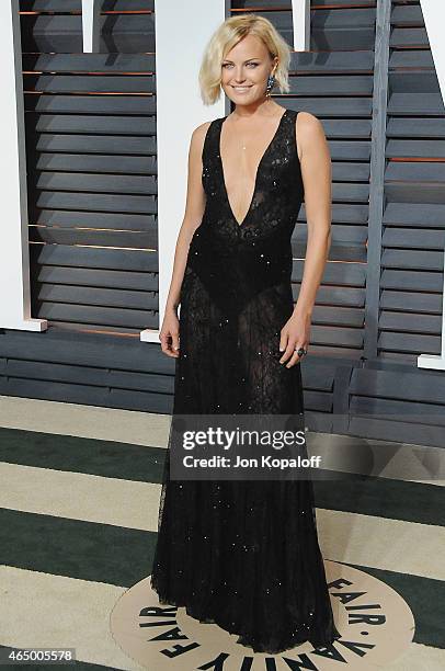 Actress Malin Akerman arrives at the 2015 Vanity Fair Oscar Party Hosted By Graydon Carter at Wallis Annenberg Center for the Performing Arts on...