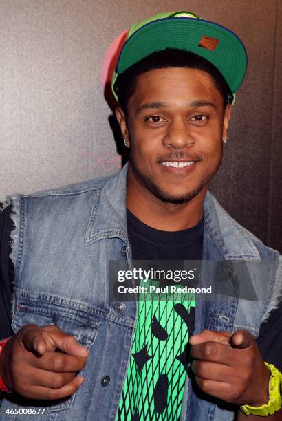 Actor Pooch Hall at Beats by Dre Music Launch GRAMMY Party at Belasco Theatre on January 24, 2014 in Los Angeles, California.