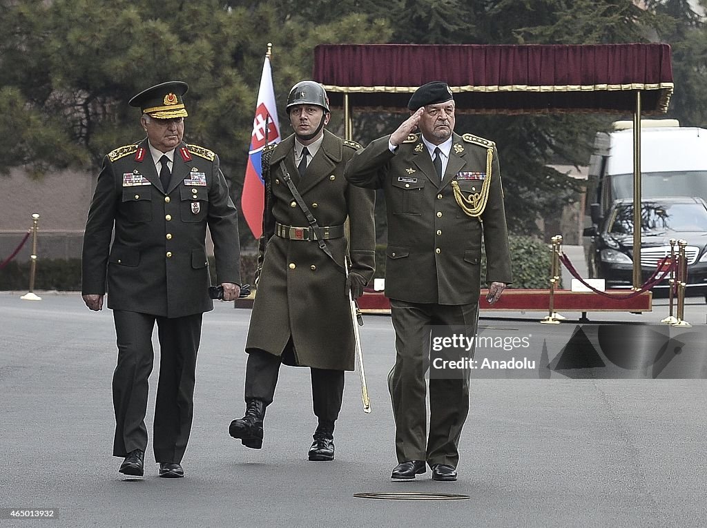 Slovakia's Chief of the General Staff Milan Maxim in Ankara