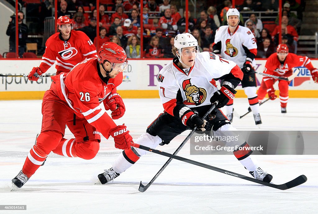 Ottawa Senators v Carolina Hurricanes